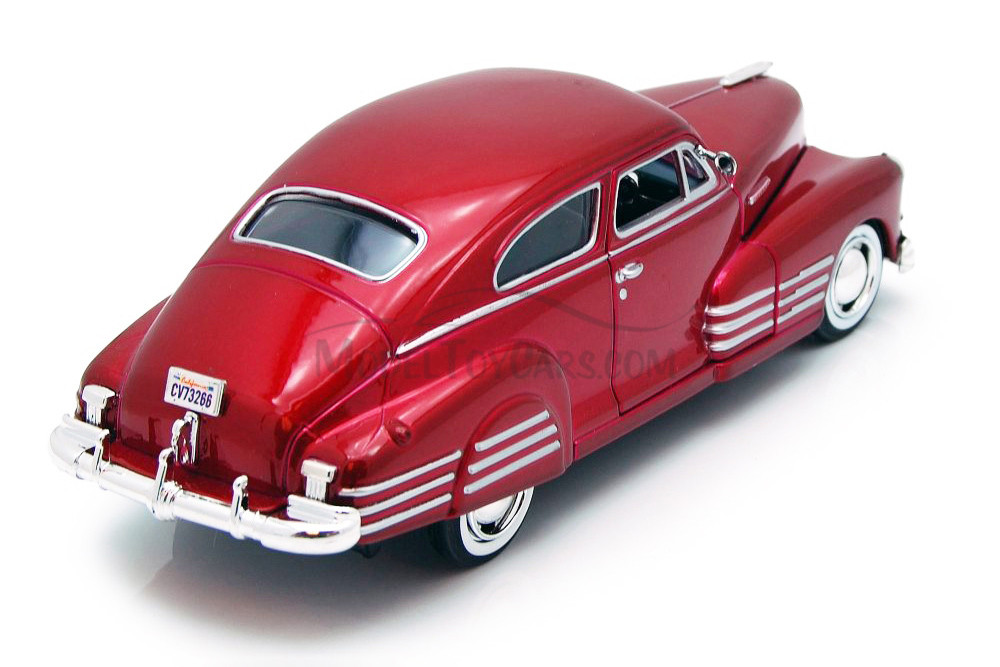 1948 Chevy Aerosedan Fleetline, Red - Showcasts 77266R - 1/24 Scale Diecast Model Toy Car