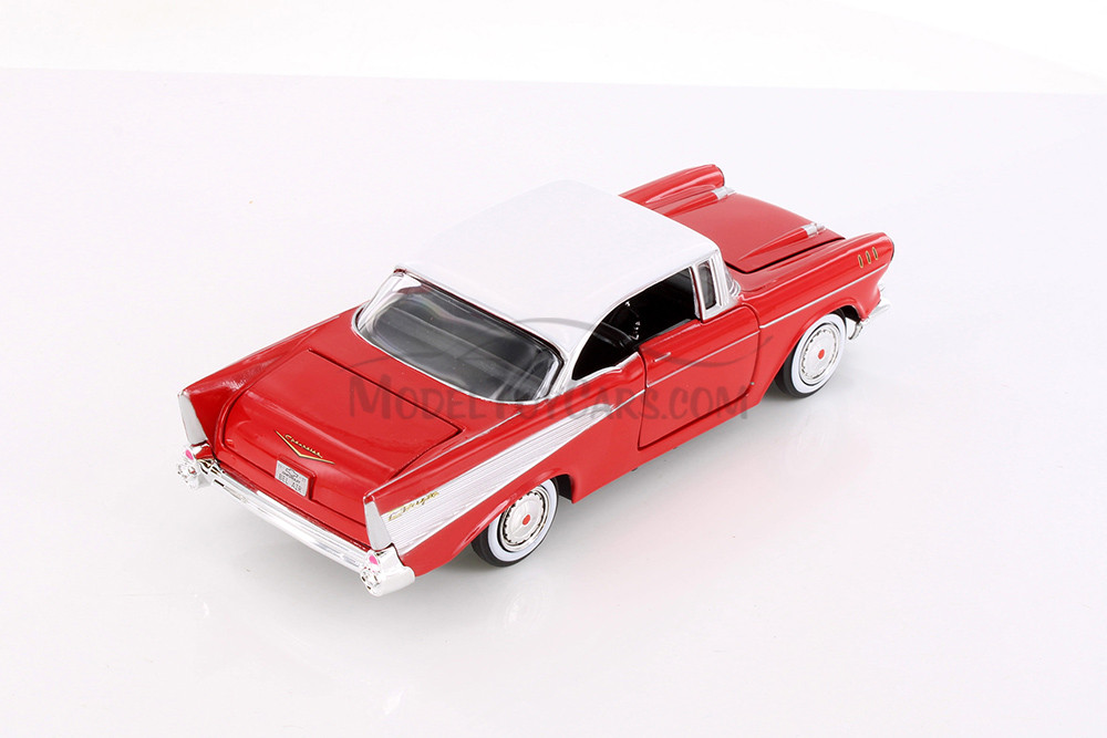1957 Chevy Bel Air, Red - Showcasts 77228R - 1/24 Scale Diecast