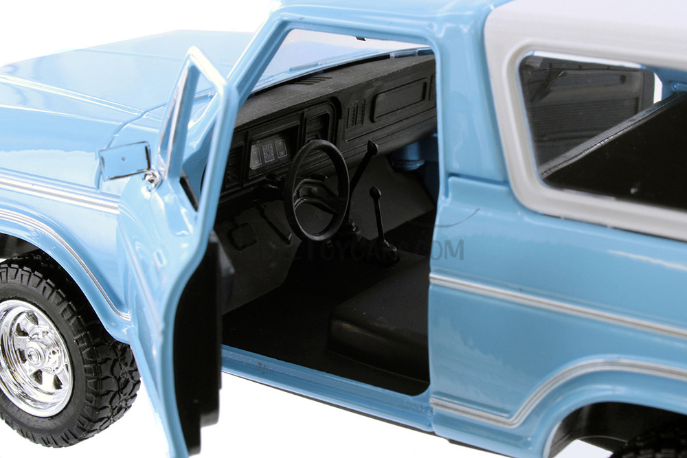 1978 Ford Bronco, Blue - Showcasts 71373WBU - 1/24 Scale Diecast