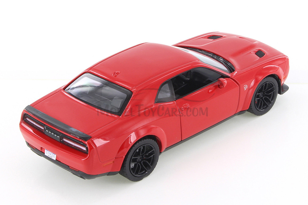 2018 Dodge Challenger SRT Hellcat Widebody, Red - Showcasts 71350TR - 1/24 Scale Diecast Car