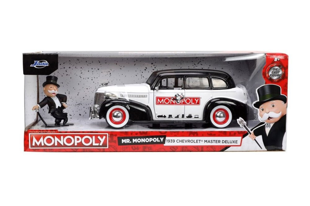 Jada 1939 Chevy Master Deluxe ミニカー Jada Toys Mr. Monopoly 1:24 1939 Chevrolet Master Deluxe Die