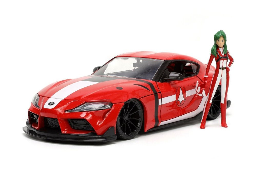 2020 Toyota Supra w/Miriya Sterling Figure, ROBOTECH - Jada