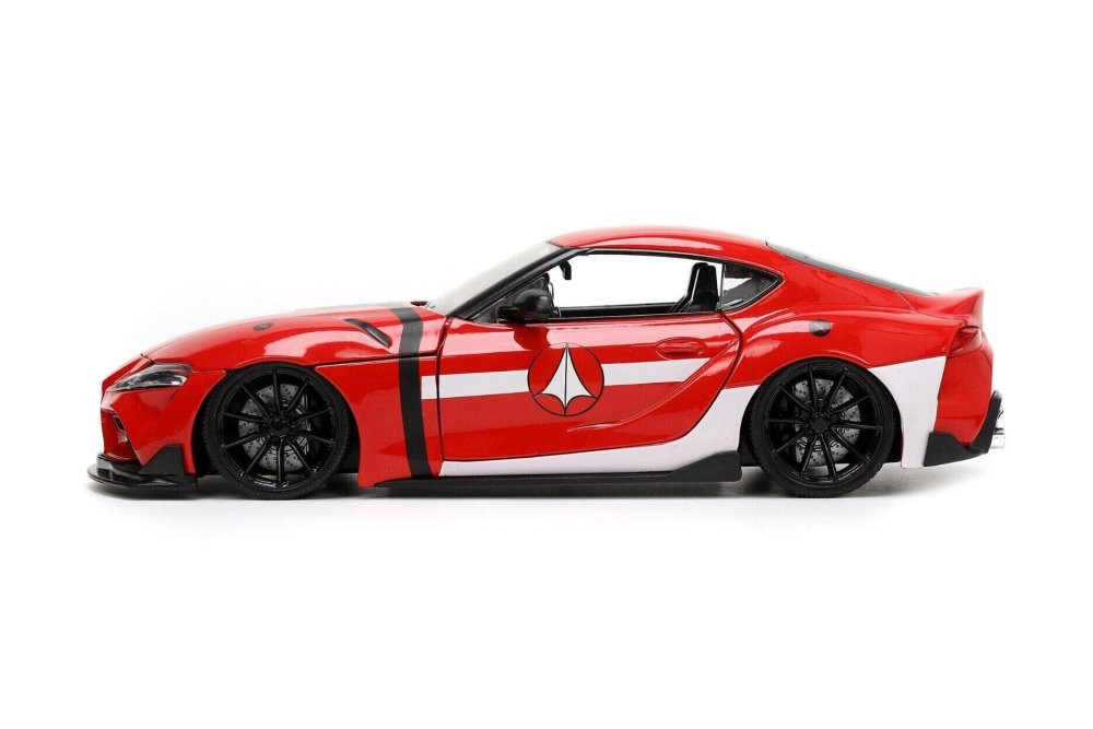 2020 Toyota Supra w/Miriya Sterling Figure, ROBOTECH - Jada Toys 33679 - 1/24 scale Diecast Car