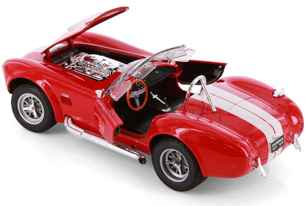 Shelby Cobra 427 SC Convertible, Red - Showcasts® 24002 - 1/24