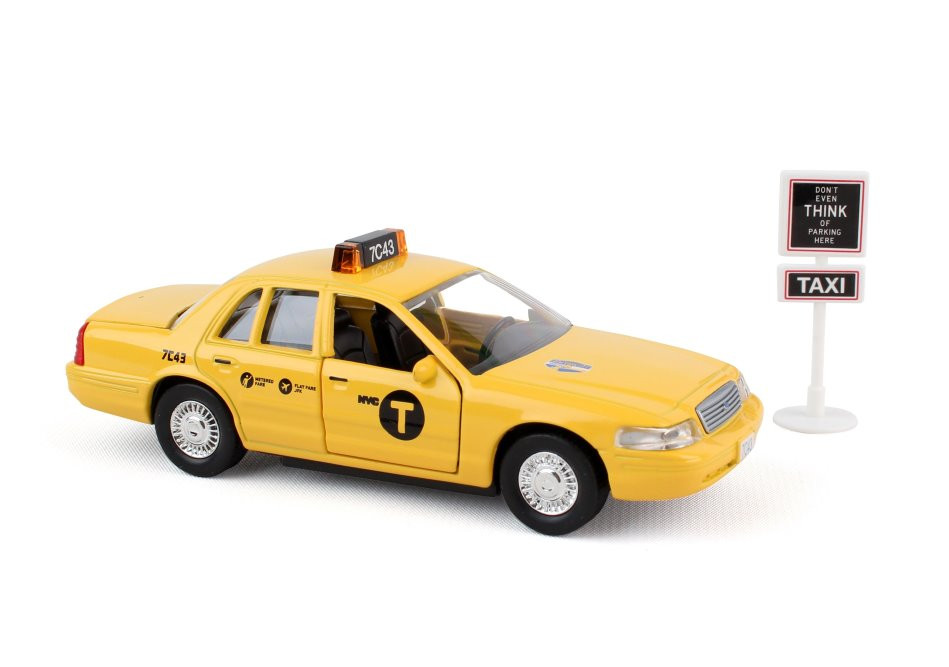 NYC Taxi Set, Yellow - Daron RT8948 - Diecast Model Toy Car
