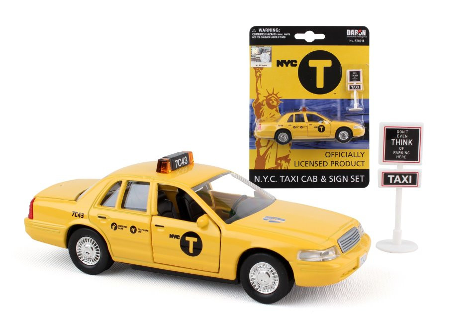 NYC Taxi Set, Yellow - Daron RT8948 - Diecast Model Toy Car