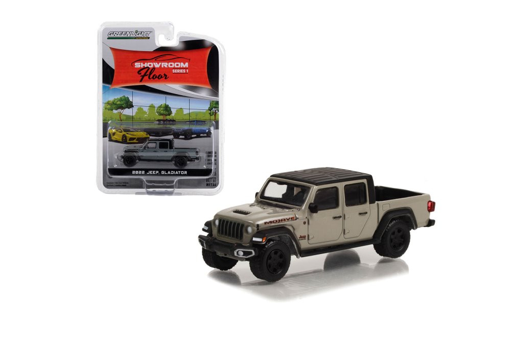 2022 Jeep Gladiator Mojave, Gray - Greenlight 68010E/48 - 1/64 Scale Diecast Model Toy Car