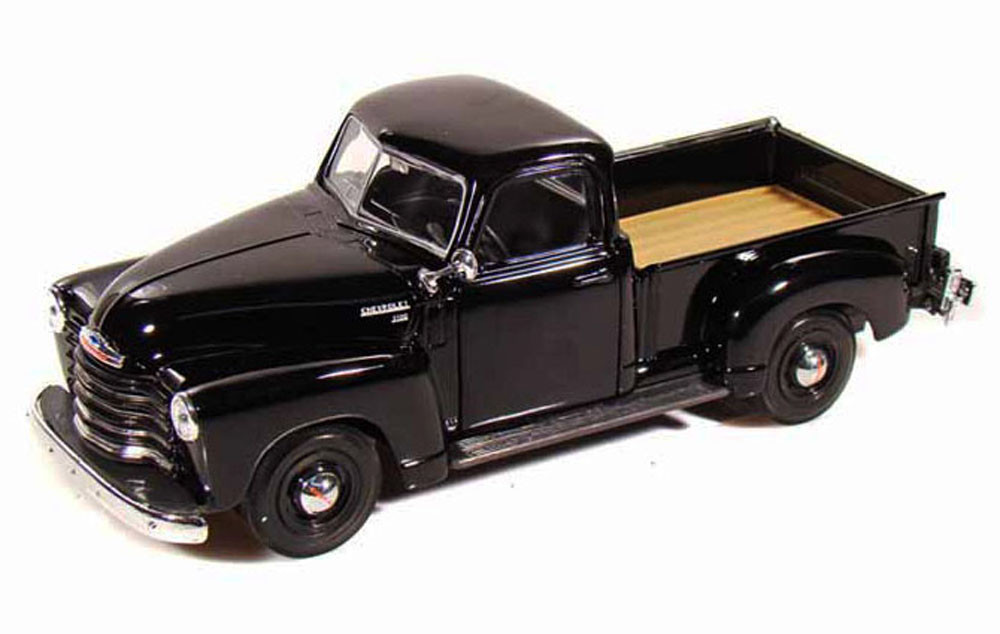 Diecast Car w/Rotary Turntable - 1950 Chevy 3100 Pickup Truck - 1/24 Scale Diecast Car