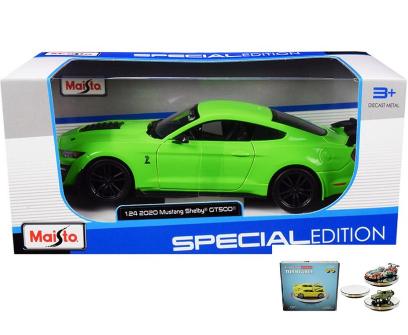 Diecast Car w/Rotary Turntable - 2020 Ford Mustang Shelby GT500 ...