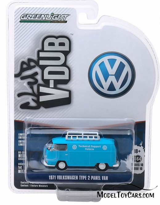 1971 Volkswagen Type 2 Pnl Van  Support Vehicle 29980A/48 - 1/64 scale Diecast Model Toy Car