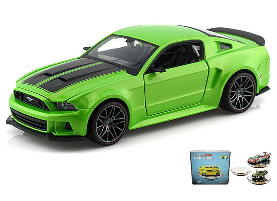 Diecast Car w/Rotary Turntable - Ford Mustang Street Racer, Maisto ...