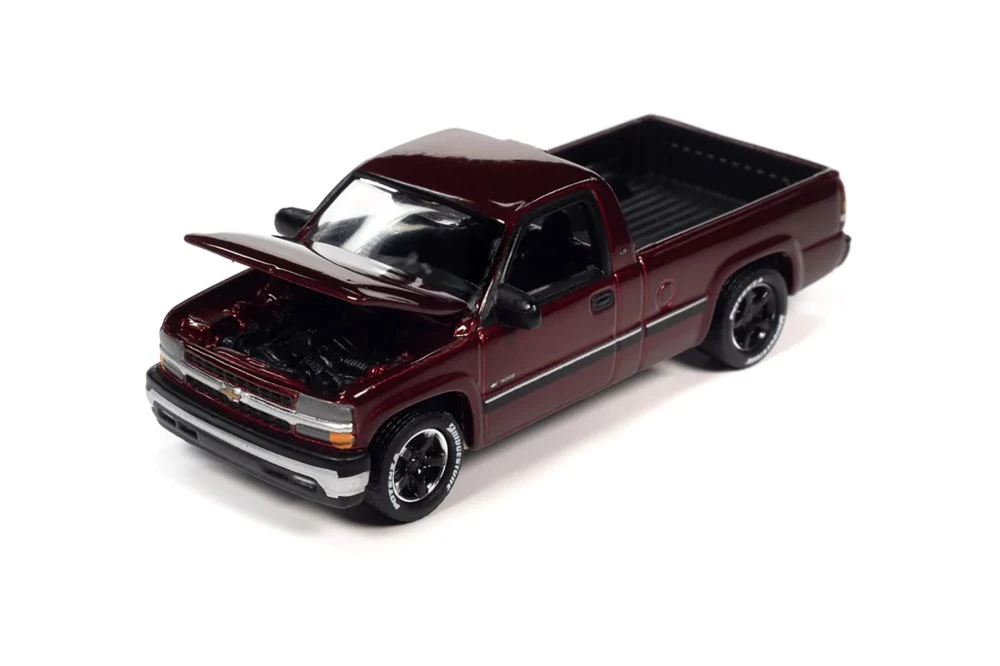 Johnny Lightning 2002 Chevy Silverado Arancione 1:64 Edizione 2022 - Lotto 2 Versioni A E B