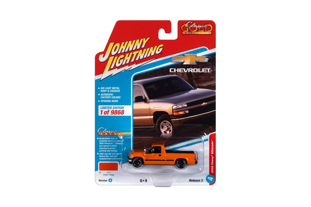 Johnny Lightning 2002 Chevrolet Silverado Truck with Boat +