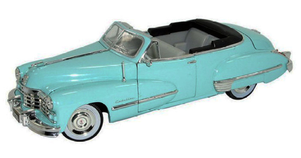 1947 Cadillac Series 62 Convertible, Light Blue - Signature Models