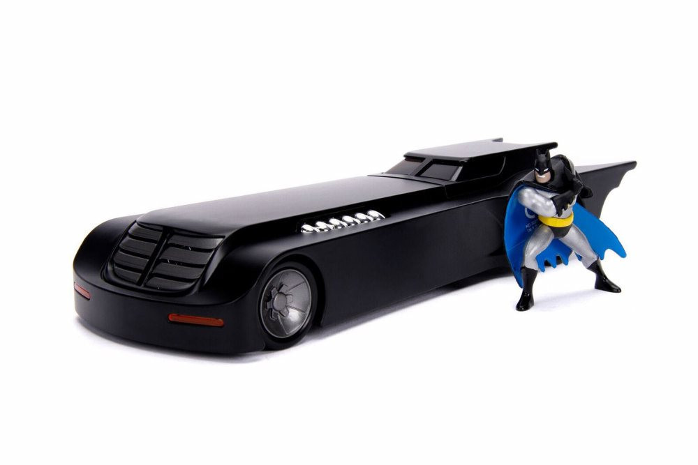 Diecast Car w/Display Turntable - Batmobile, DC Comics Animated Series - 1/24 scale Diecast Car