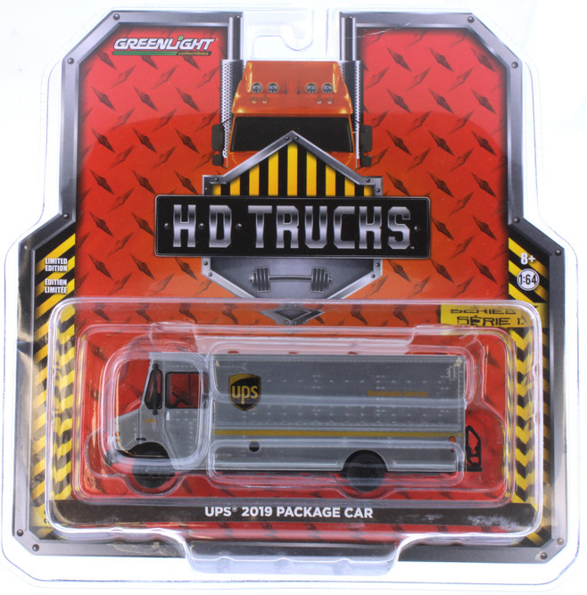 Chase Car - 2019 UPS Package Car, Gray - Greenlight CC-52146 - 1