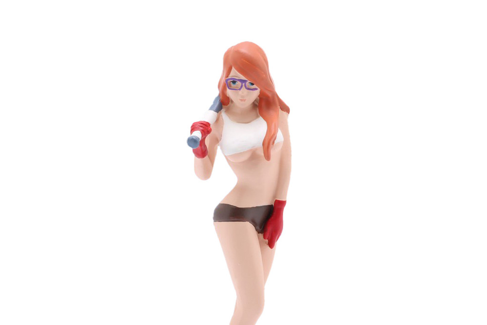 Cosplay Girls Figure 6, White w/Orange - American Diorama 24306 - 1/24 Scale Figurine - Accessory