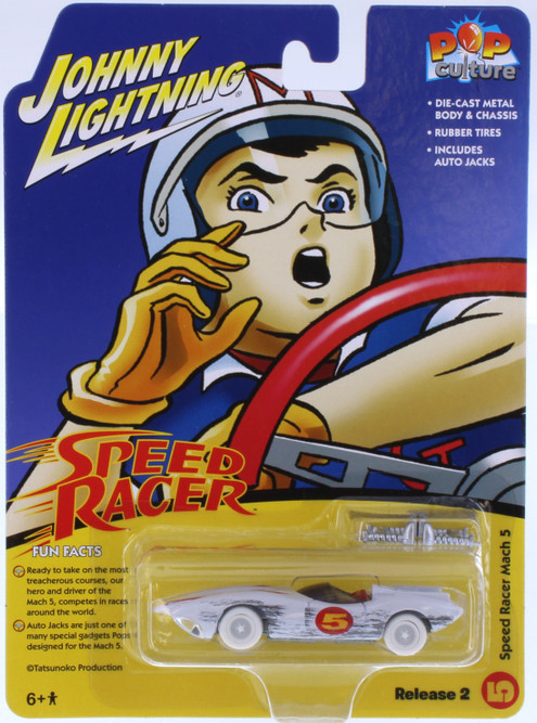Chase Car - Speed Racer Mach 5 (Race Worn Version) w/Auto Jacks