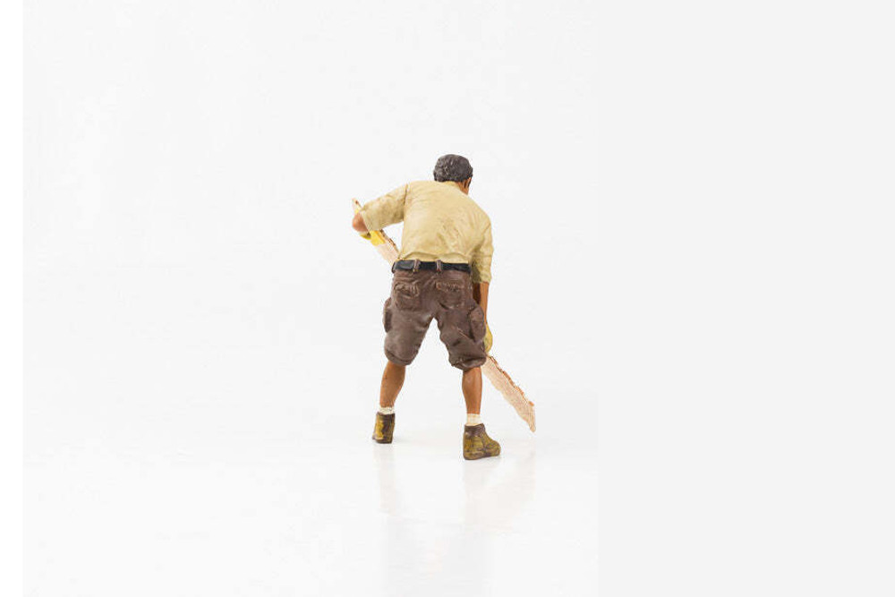 4x4 Mechanic Figure 8, Beige/ w/Brown - American Diorama AD-18018 - 1/18 Scale Figurine - Accessory