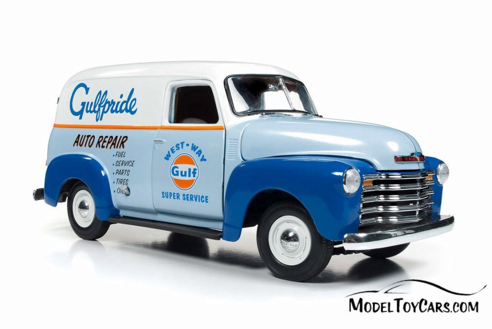 1948 Chevy Panel Delivery Truck, Gulf Oil - Auto World AW250 - 1