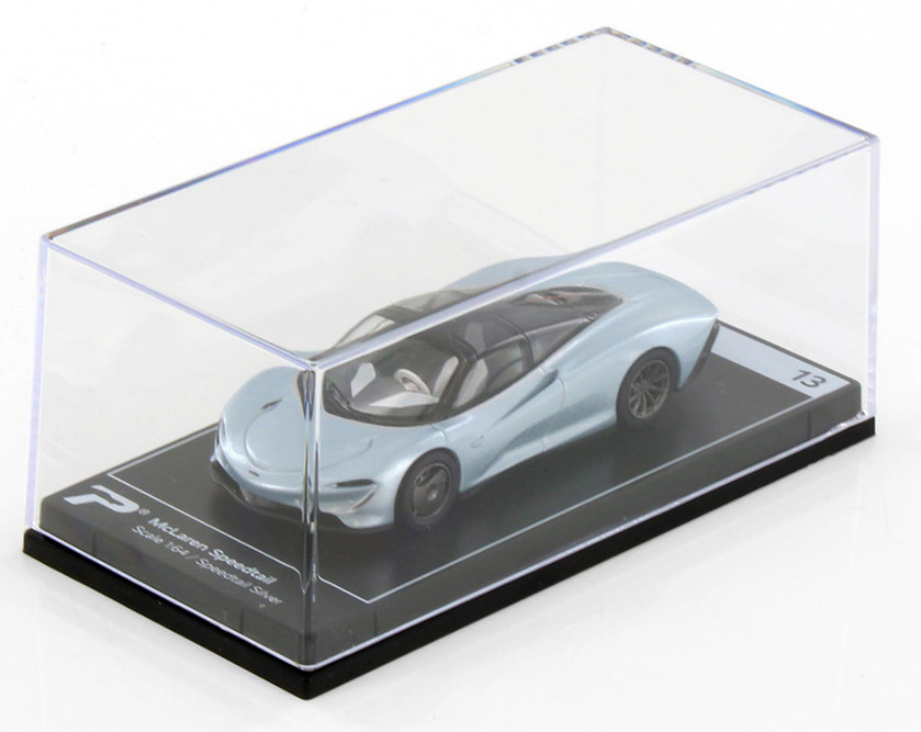 McLaren Speedtail, Silver - Kinsmart H13-18 - 1/64 Scale Diecast Model Toy Car