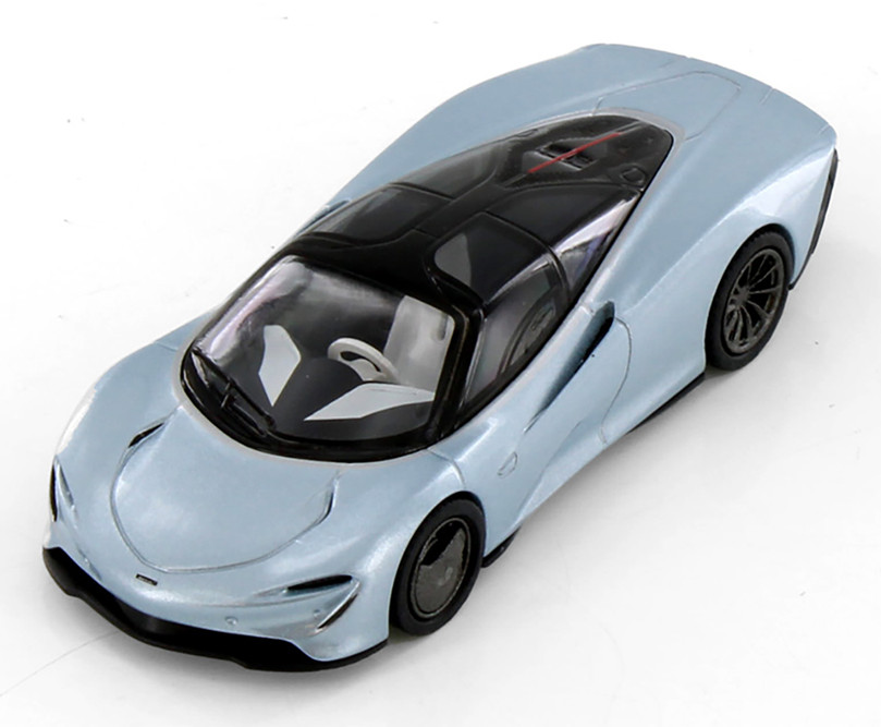 McLaren Speedtail, Silver - Kinsmart H13-18 - 1/64 Scale Diecast