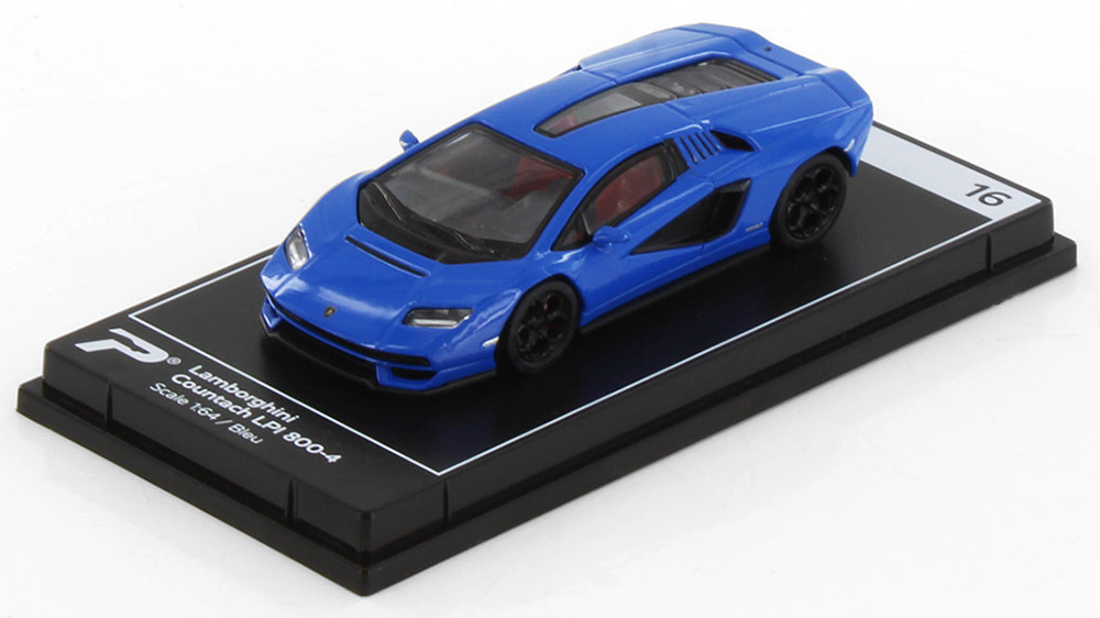 Lamborghini Countach LPI 800-4, Blue - Kinsmart H13-18 - 1/64 Scale Diecast Model Toy Car