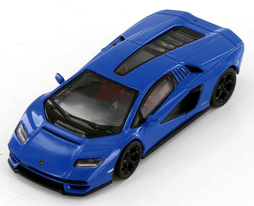 Lamborghini Countach LPI 800-4, Blue - Kinsmart H13-18 - 1/64 Scale Diecast Model Toy Car