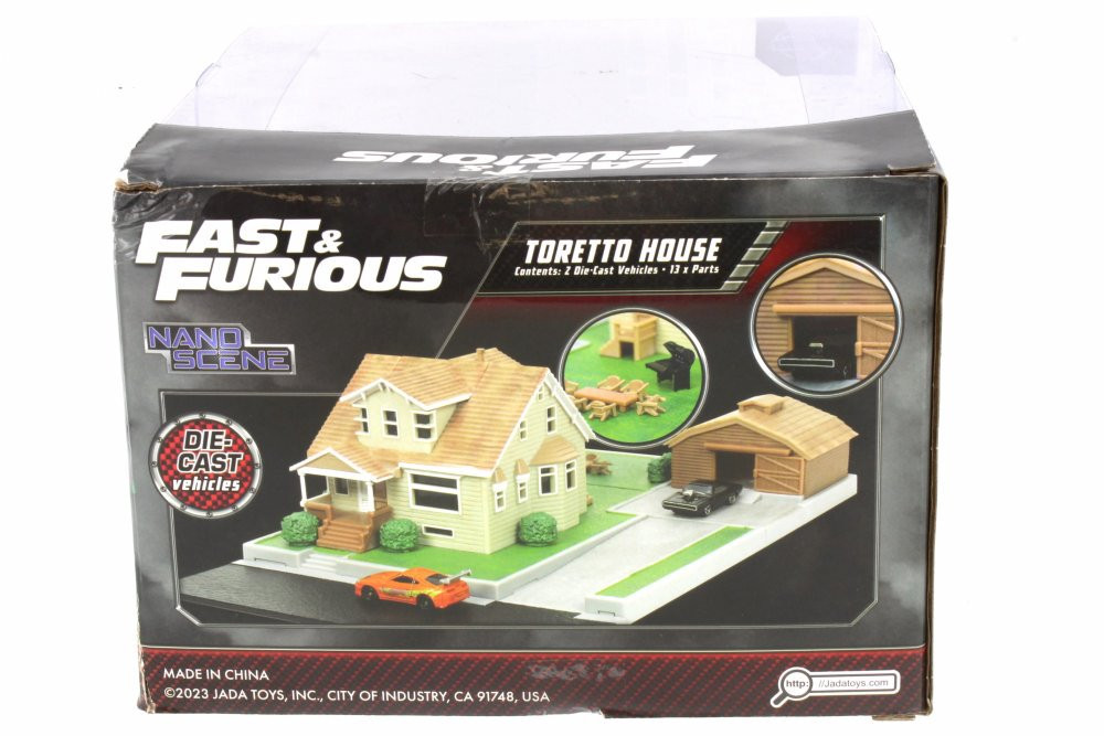 Fast & Furious Dom's House Diorama Set - Jada Toys R-22828 - 1/65 scale ...