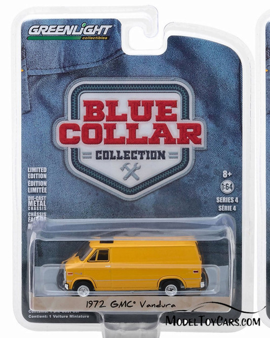 1972 GMC Vandura, Yellow - Greenlight 35100C/48 - 1/64 Scale Diecast Model Toy Car