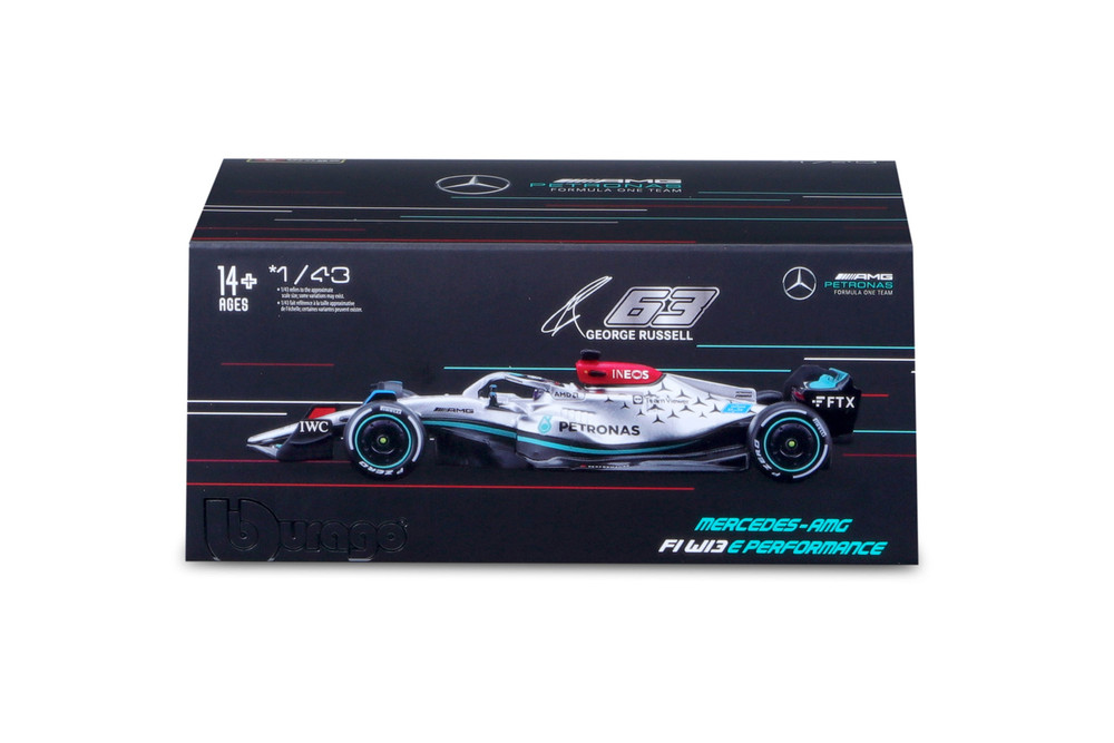 18-38065 (#44) - Bburago - 1:43 - RACE F1 - MERCEDES F1 W13 E