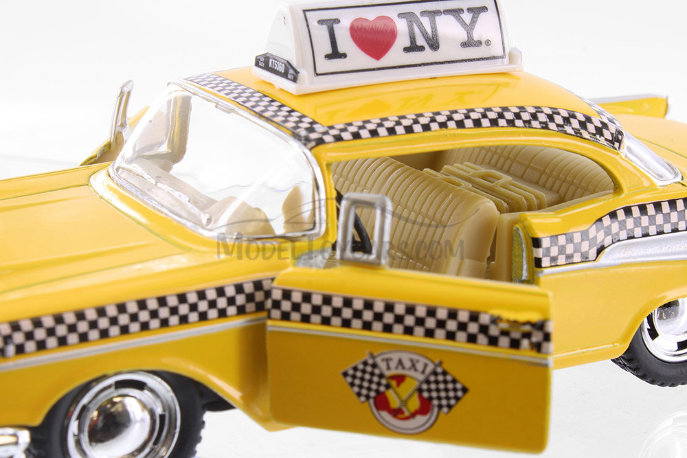 I Love New York 1957 Yellow Chevy Bel Air Taxicab - 5360D-ILNY - 1