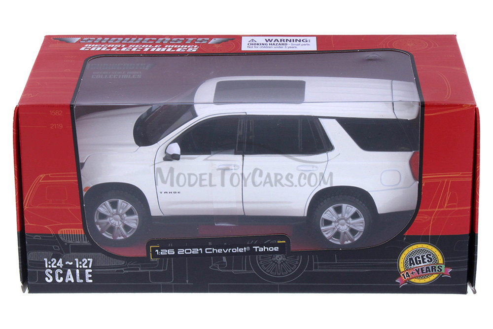 2021 Chevy Tahoe, White - Showcasts 38533WT - 1/26 Scale Diecast