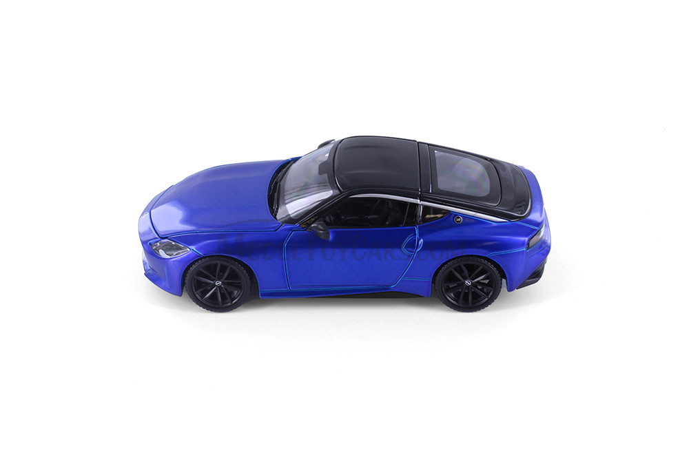 2023 Nissan Z, Blue w/Black Roof - Showcasts 38904BU - 1/24 Scale Diecast Model Toy Car