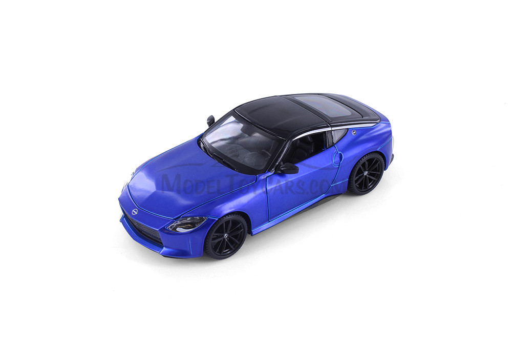 2023 Nissan Z, Blue w/Black Roof - Showcasts 38904BU - 1/24 Scale Diecast Model Toy Car