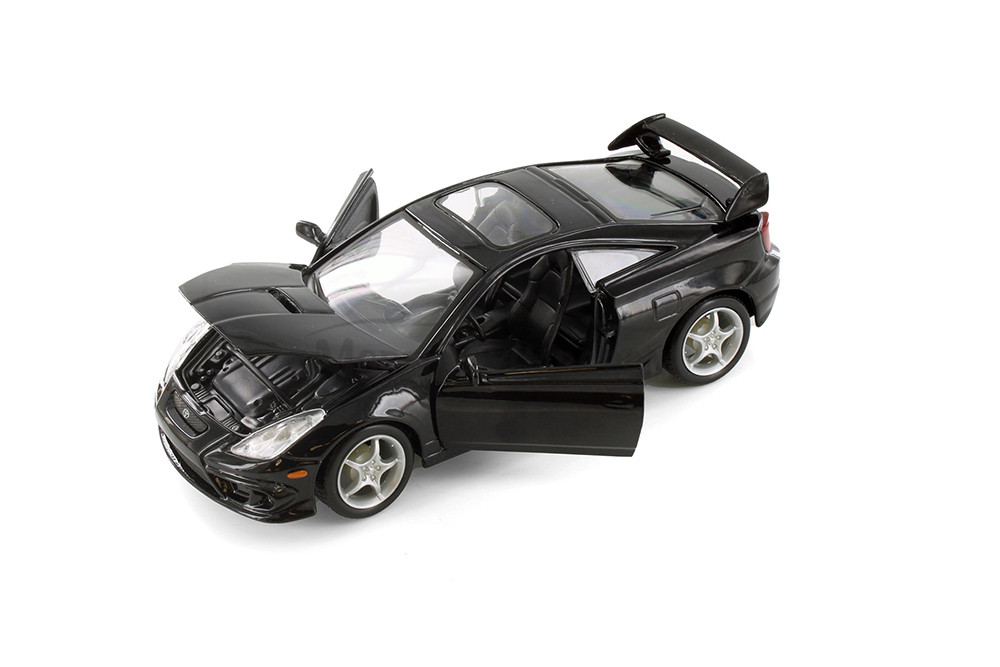 2004 Toyota Celica GT-S, Black - Showcasts 38237BK - 1/24 Scale Diecast Model Toy Car