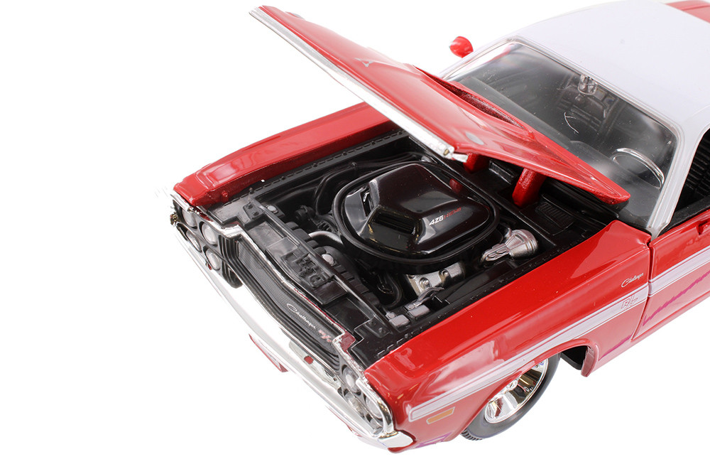 1970 Dodge Challenger R/T Coupe Soft Top, Red, Showcasts 37263 - 1