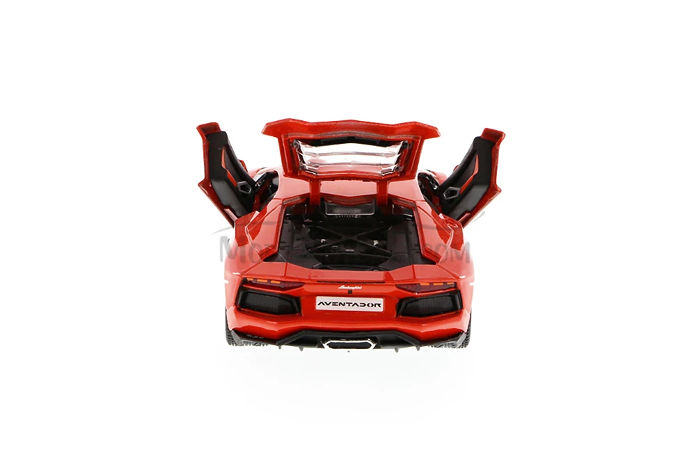 Lamborghini Aventador LP700-4 Coupe, Orange - Showcasts 38210OR - 1/24 Scale Diecast Model Toy Car