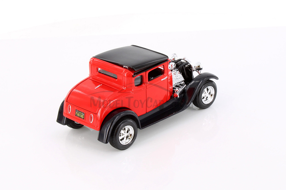 1929 Ford Model A Hardtop, Red - Showcasts 38201R - 1/24 Scale Diecast Model Toy Car