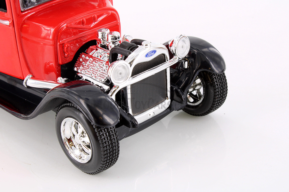 1929 Ford Model A Hardtop, Red - Showcasts 38201R - 1/24 Scale
