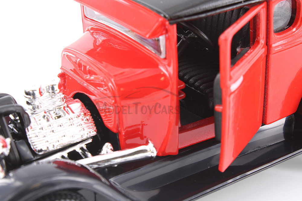 1929 Ford Model A Hardtop, Red - Showcasts 38201R - 1/24 Scale Diecast Model Toy Car