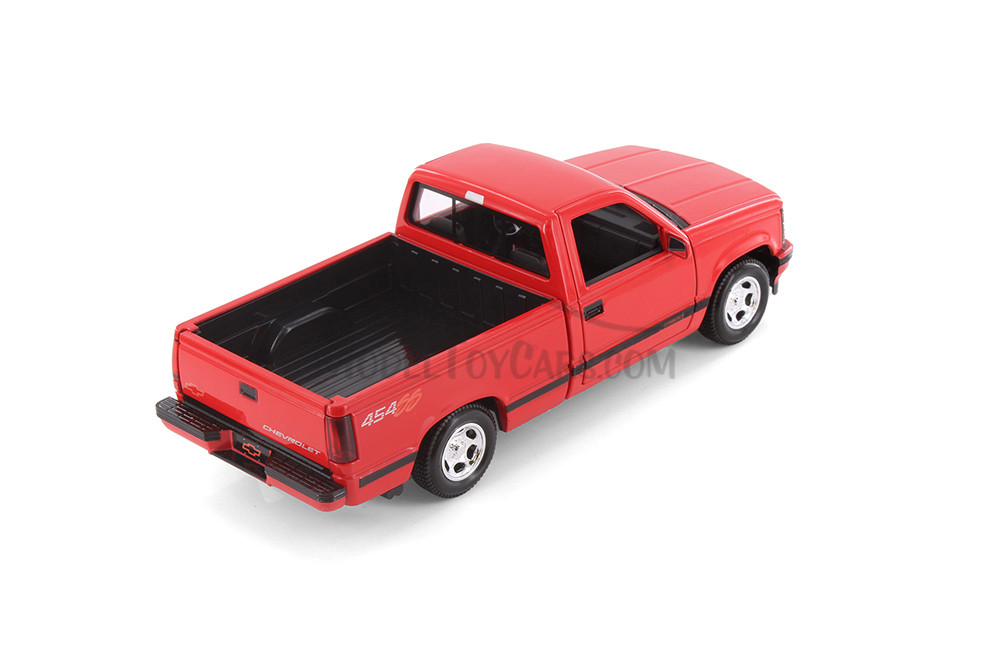 1993 Chevy 454 SS Pickup Truck, Red - Showcasts 38901R - 1/24 Scale Diecast Model Toy Car