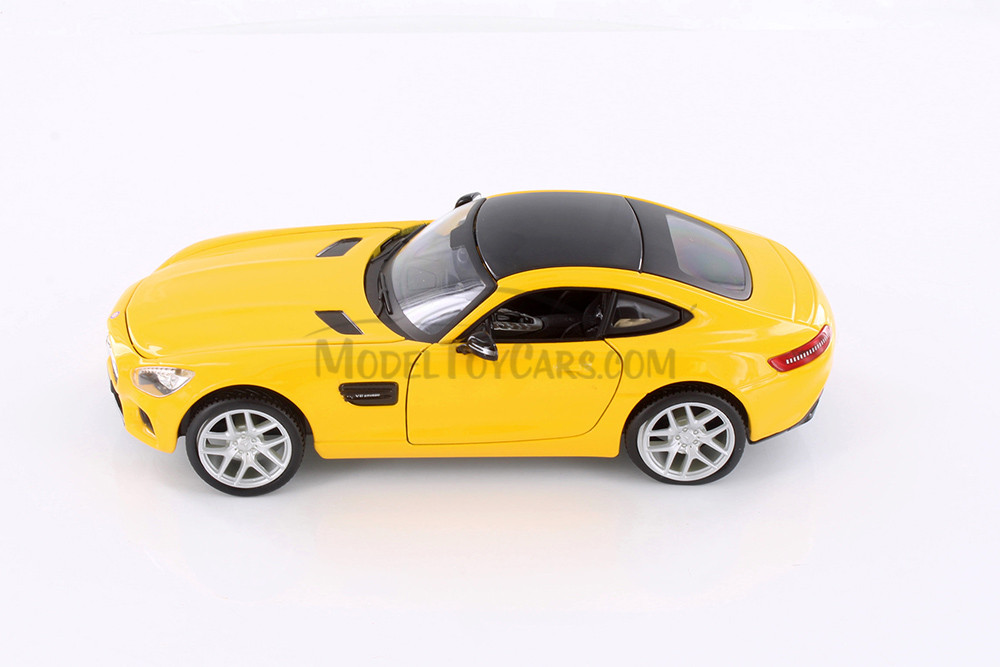 Mercedes-Benz AMG GT, Yellow - Showcasts 38134YL - 1/24 Scale Diecast Model Toy Car