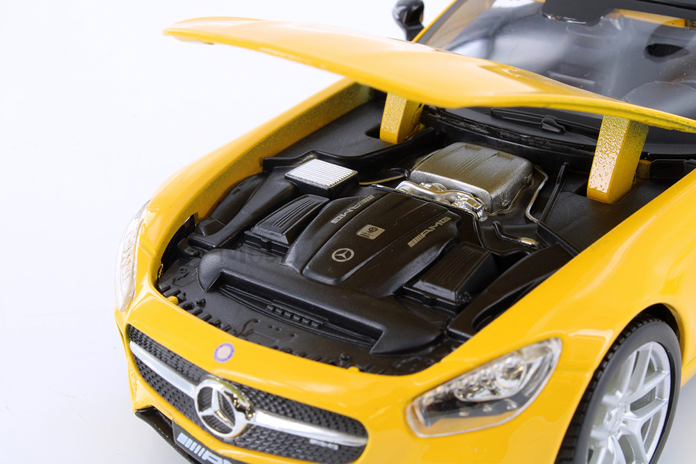 Mercedes-Benz AMG GT, Yellow - Showcasts 38134YL - 1/24 Scale Diecast Model Toy Car