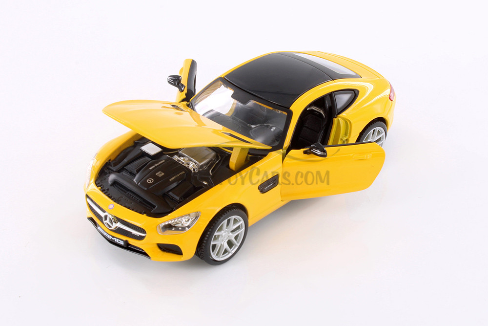Mercedes-Benz AMG GT, Yellow - Showcasts 38134YL - 1/24 Scale Diecast Model Toy Car