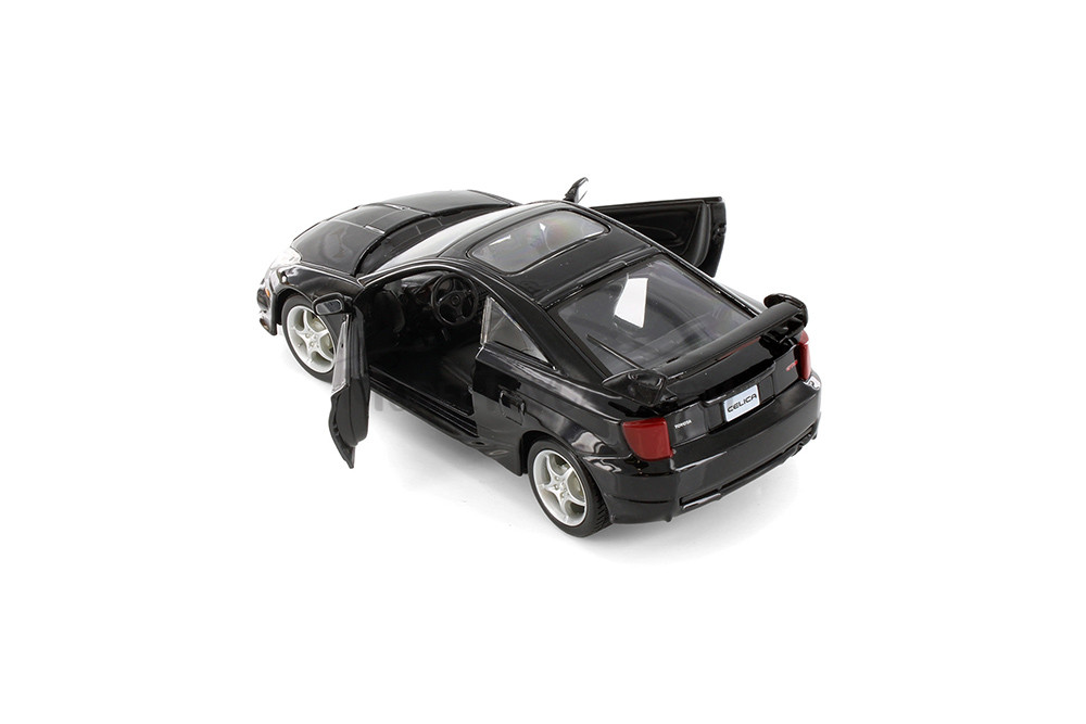 2004 Toyota Celica GT-S, Black - Showcasts 37237 - 1/24 Scale Set of 4 Diecast Model Toy Cars