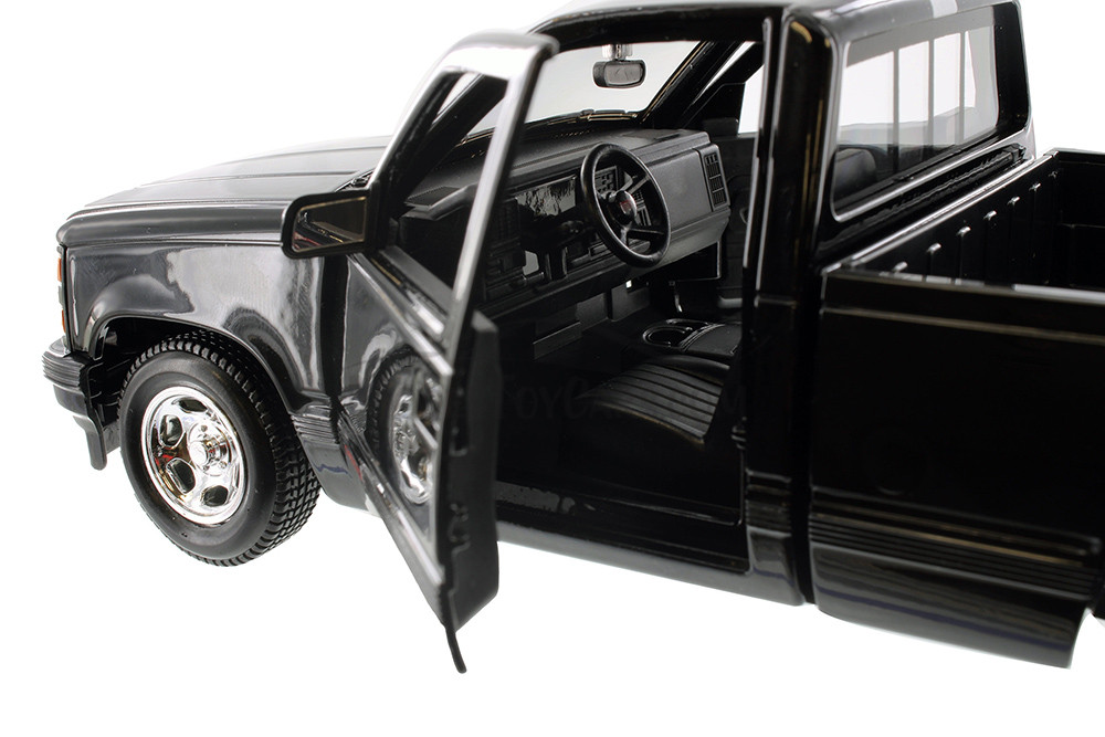 1993 Chevy 454 SS Pickup Truck, Black - Showcasts 38901BK - 1/24 Scale Diecast Model Toy Car