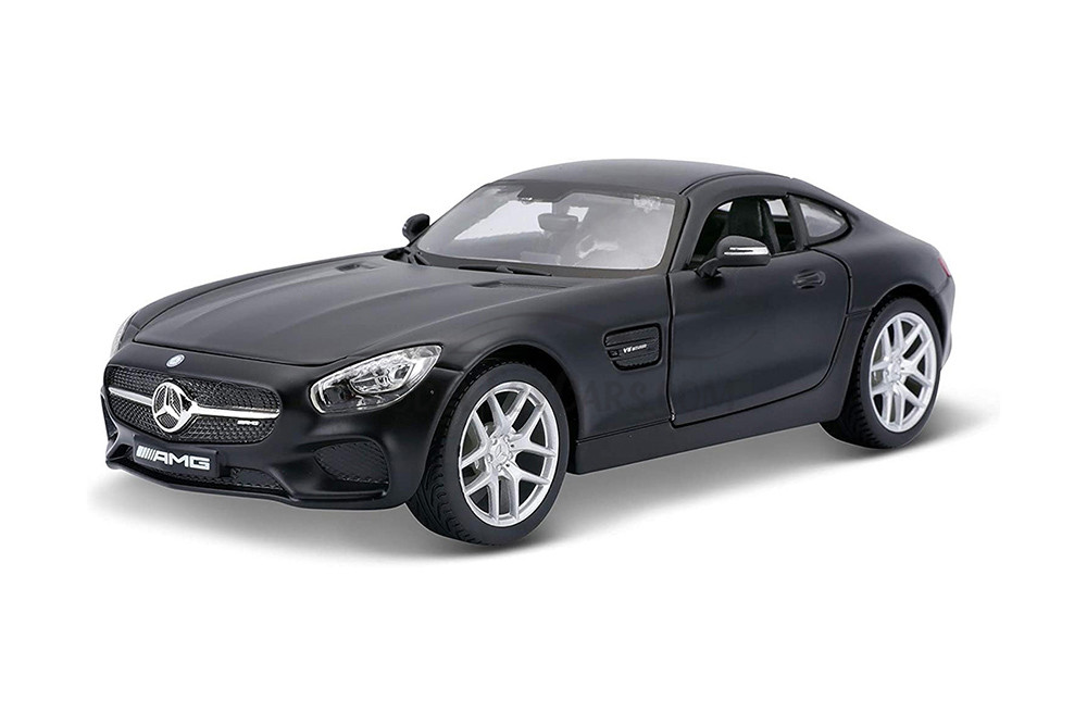 Mercedes-Benz AMG GT, Matte Black - Showcasts 38134BK - 1/24 Scale Diecast Model Toy Car