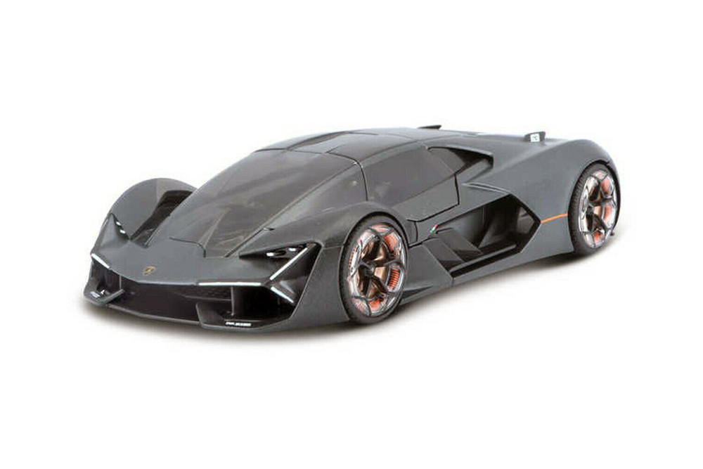 Lamborghini Terzo Millennio Hardtop, Dark Gray w/Black Top - Bburago