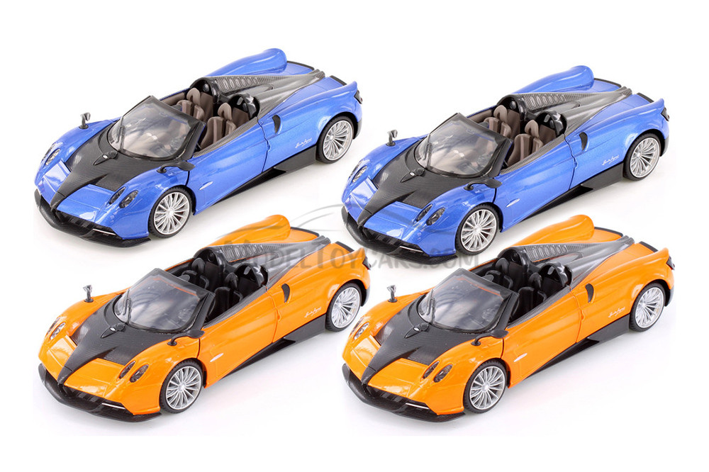Pagani Huayra Roadster, Blue & Orange - Showcasts 68264/2D - 1/24